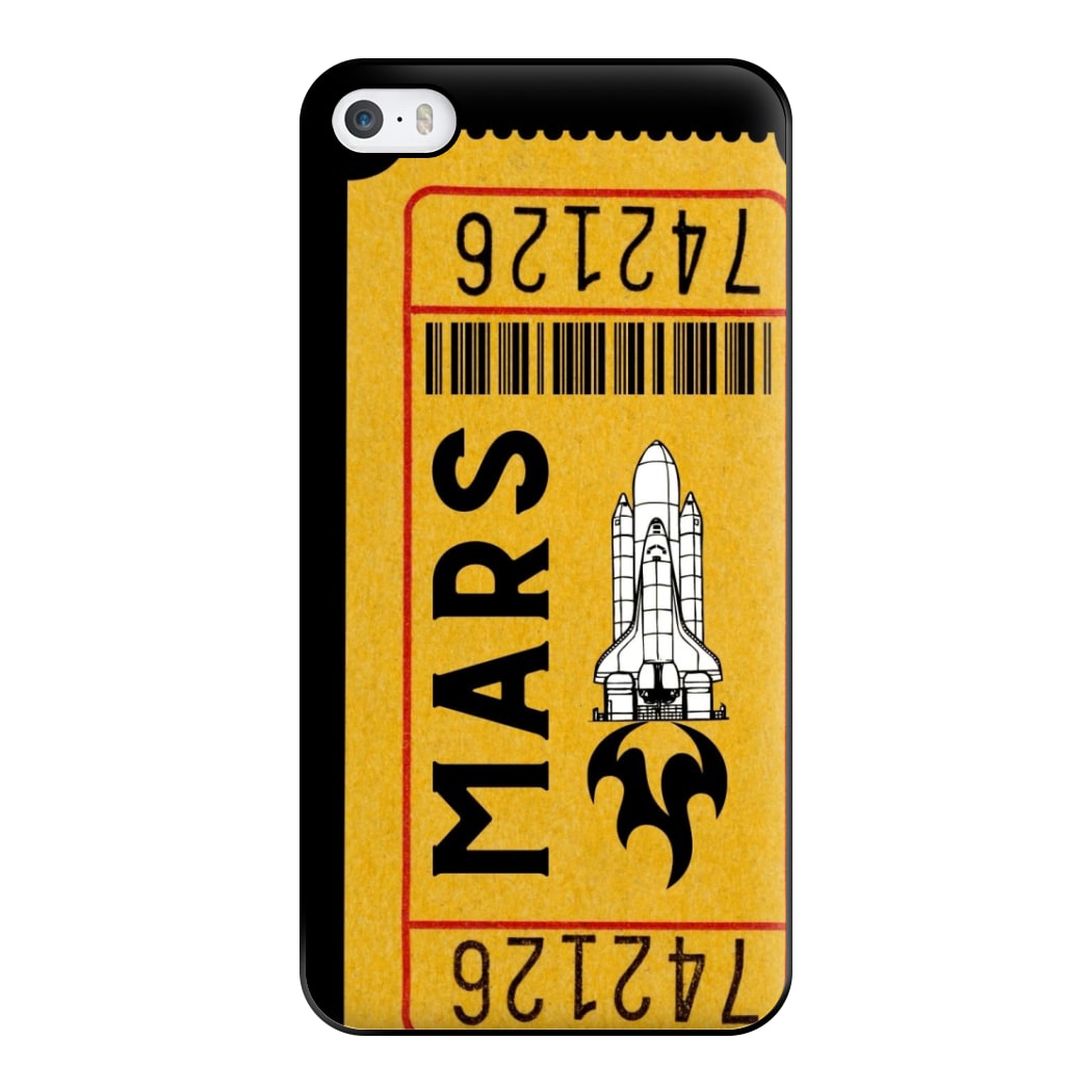 Ticket To Mars - Space Phone Case for iPhone 5 / 5s / SE 2016