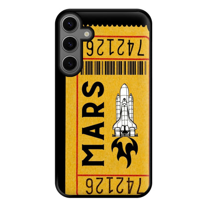 Ticket To Mars - Space Phone Case for Galaxy S23FE