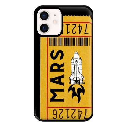 Ticket To Mars - Space Phone Case for iPhone 13 Mini