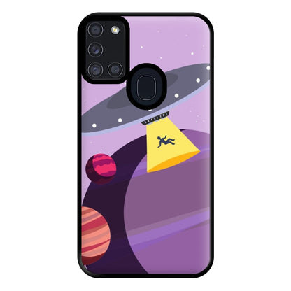 Alien Invasion - Space Phone Case for Galaxy A21s