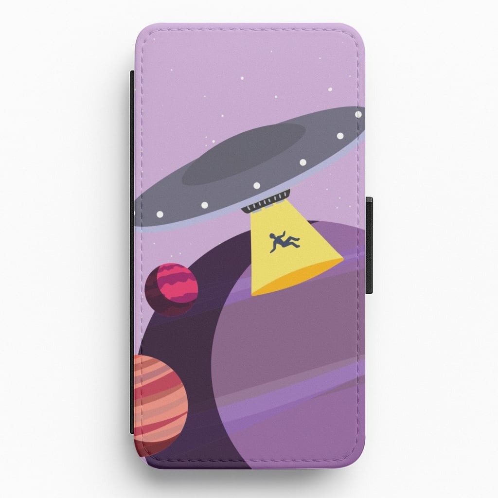 Alien Invasion - Space Flip / Wallet Phone Case