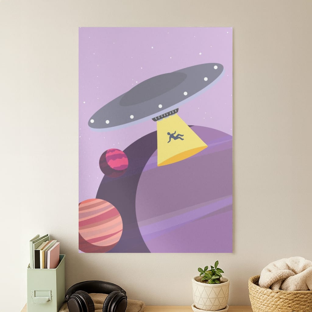Alien Invasion - Space Poster