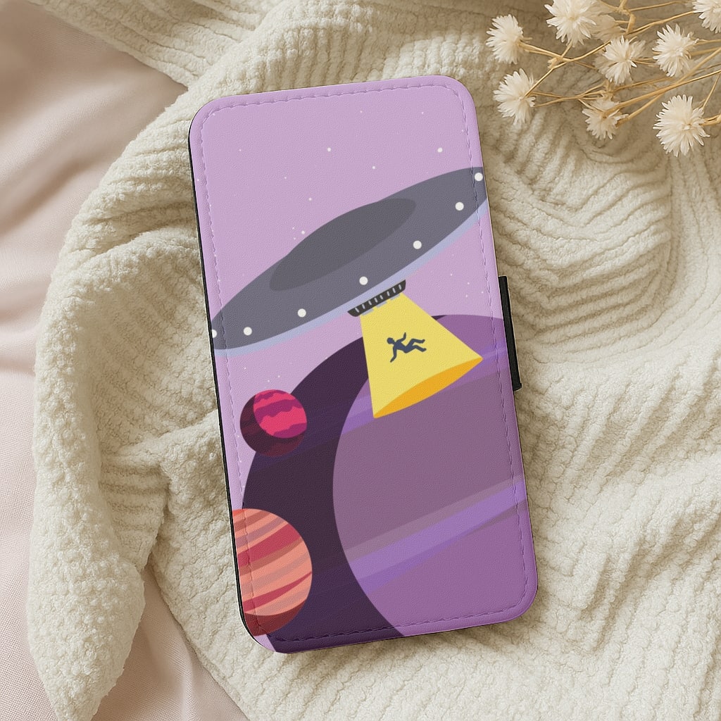 Alien Invasion - Space Wallet Phone Case