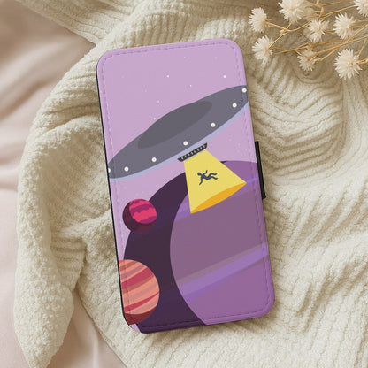Alien Invasion - Space Wallet Phone Case