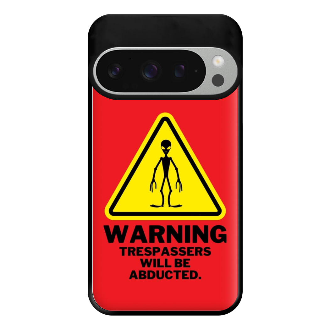 Warning Abduction - Space Phone Case for Google Pixel 9 Pro XL