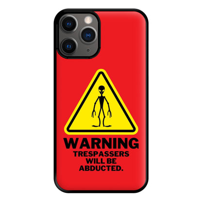 Warning Abduction - Space Phone Case for iPhone 12 Pro Max