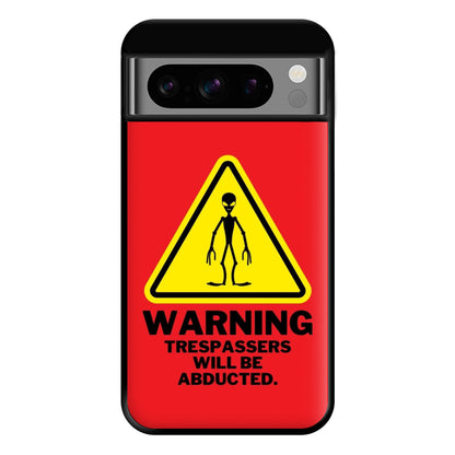 Warning Abduction - Space Phone Case for Google Pixel 8 Pro