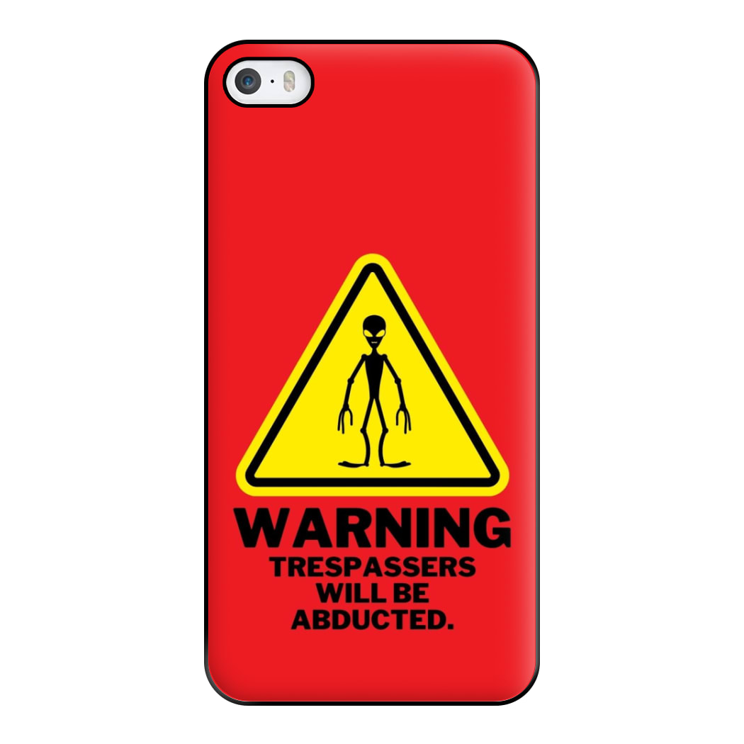 Warning Abduction - Space Phone Case for iPhone 5 / 5s / SE 2016