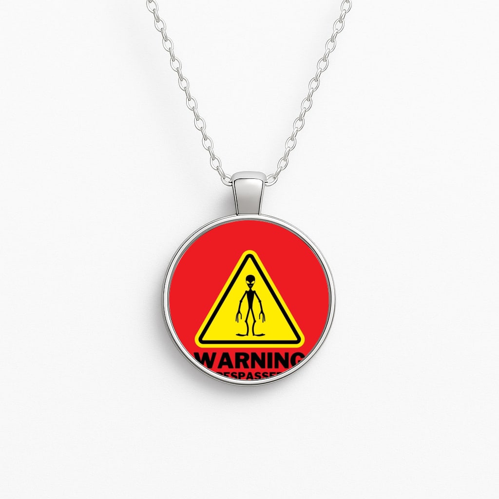 Warning Abduction - Space Necklace