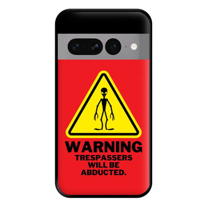 Warning Abduction - Space Phone Case for Google Pixel 7 Pro