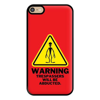 Warning Abduction - Space Phone Case for iPhone 6 Plus / 7 Plus / 8 Plus