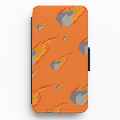 Meteor Shower - Space Flip / Wallet Phone Case