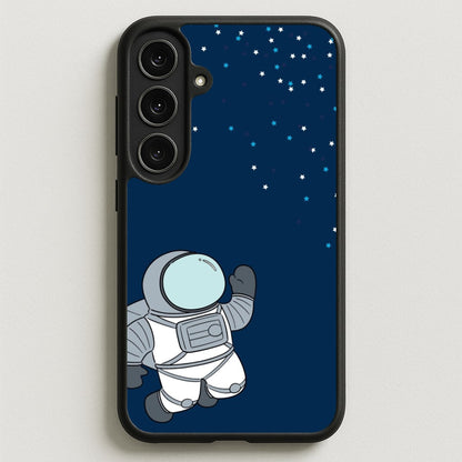 Astronaut Bobbling - Space Phone Case for Galaxy S25FE