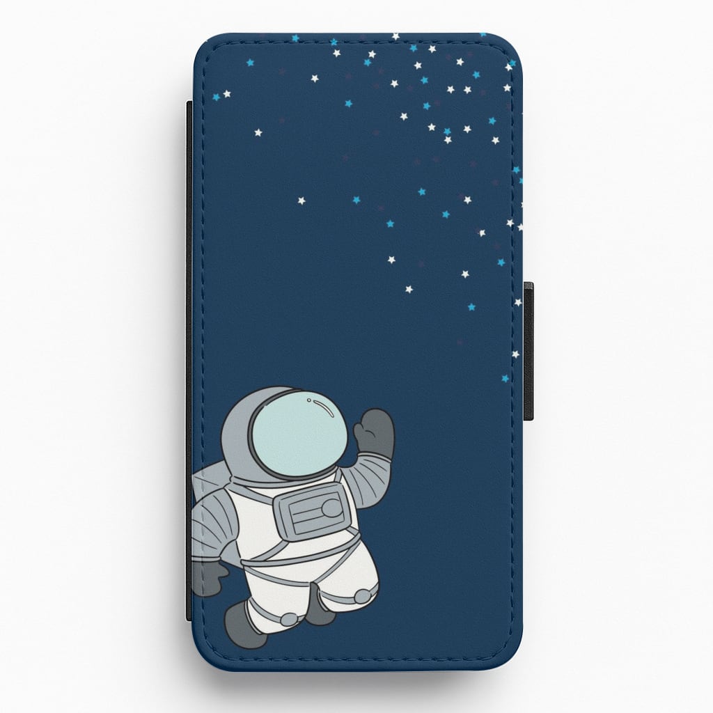 Astronaut Bobbling - Space Flip / Wallet Phone Case