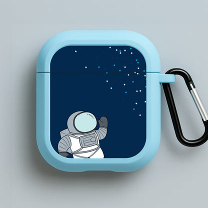 Astronaut Bobbling - Space Blue AirPods Case