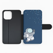 Astronaut Bobbling - Space Flip / Wallet Phone Case 2