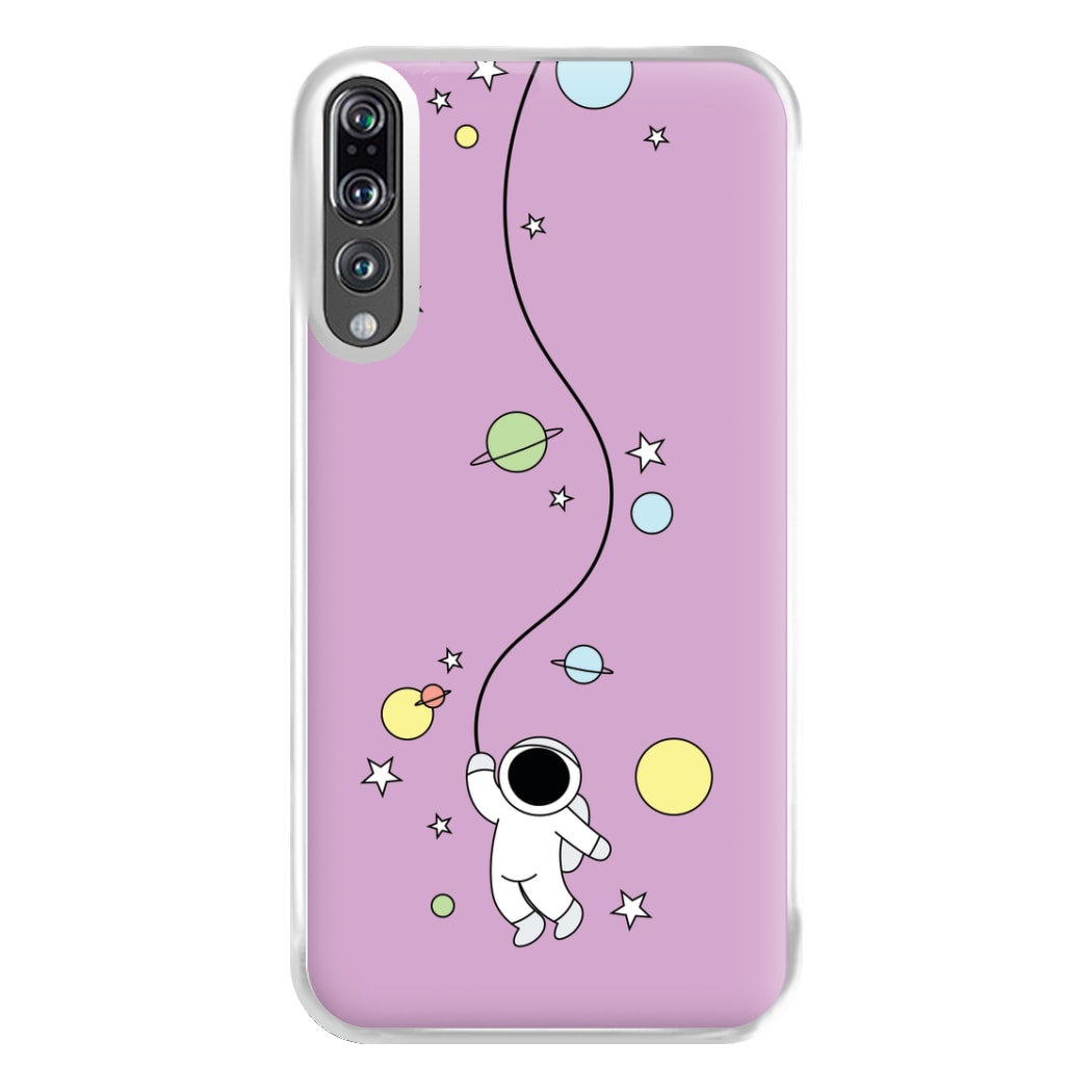 Cute Hanging Astronaut Phone Case for Huawei P20 Pro