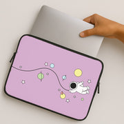Cute Hanging Astronaut Laptop Sleeve 2