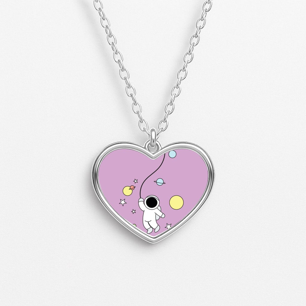 Cute Hanging Astronaut Necklace