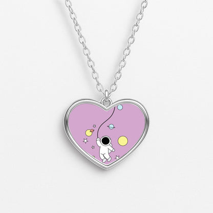 Cute Hanging Astronaut Necklace