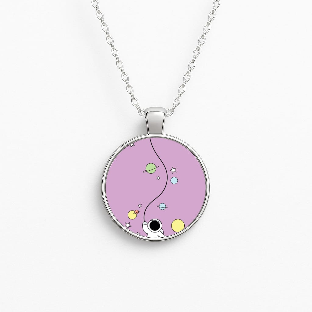 Cute Hanging Astronaut Necklace