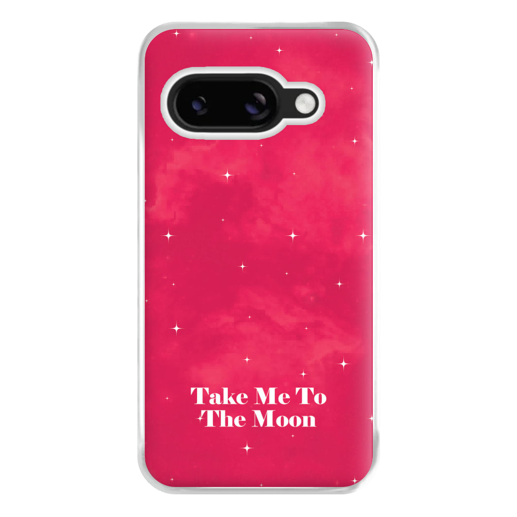 Take Me To The Moon Phone Case for Google Pixel 8a