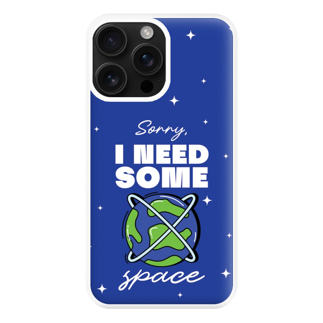 Cartoon I Need Some Space Phone Case for iPhone 16 Pro Max