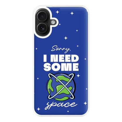 Cartoon I Need Some Space Phone Case for iPhone 16 Plus