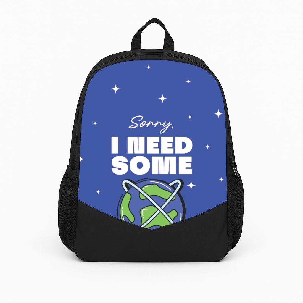 Cartoon I Need Some Space Backpack