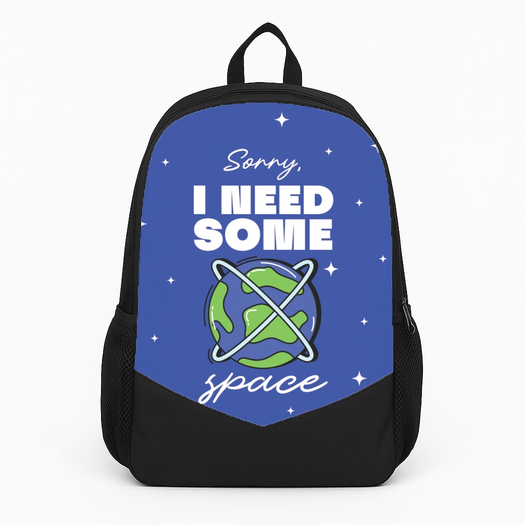 Cartoon I Need Some Space Backpack
