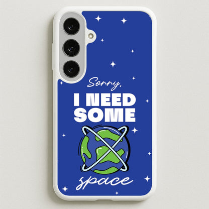 Cartoon I Need Some Space Phone Case for Galaxy S25FE