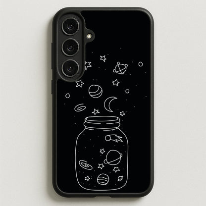 Space Jar Phone Case for Galaxy S25FE