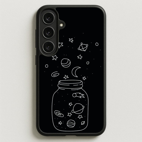 Space Jar Phone Case for Galaxy S25FE