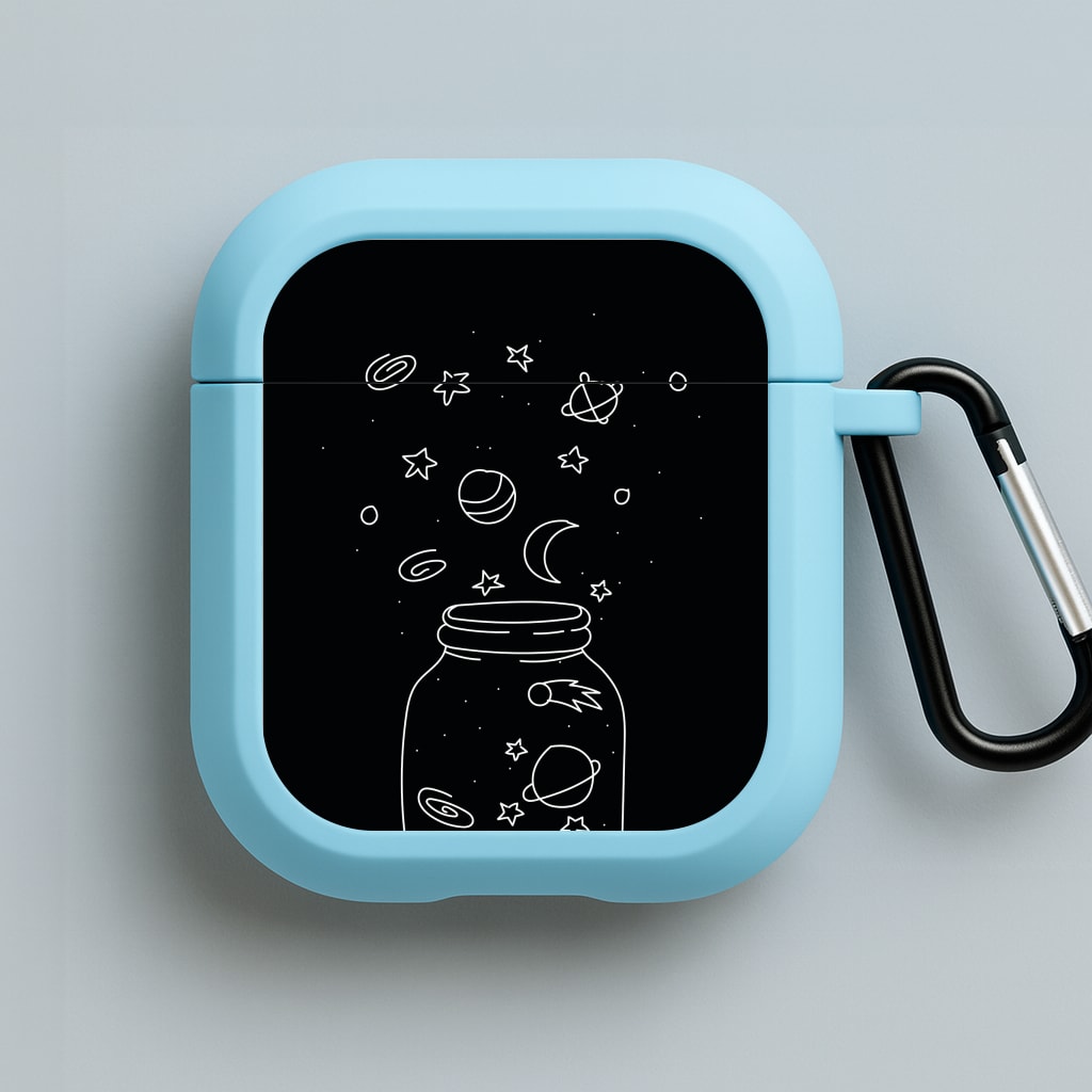 Space Jar Blue AirPods Case
