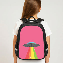 Rainbow Alien Spaceship Backpack