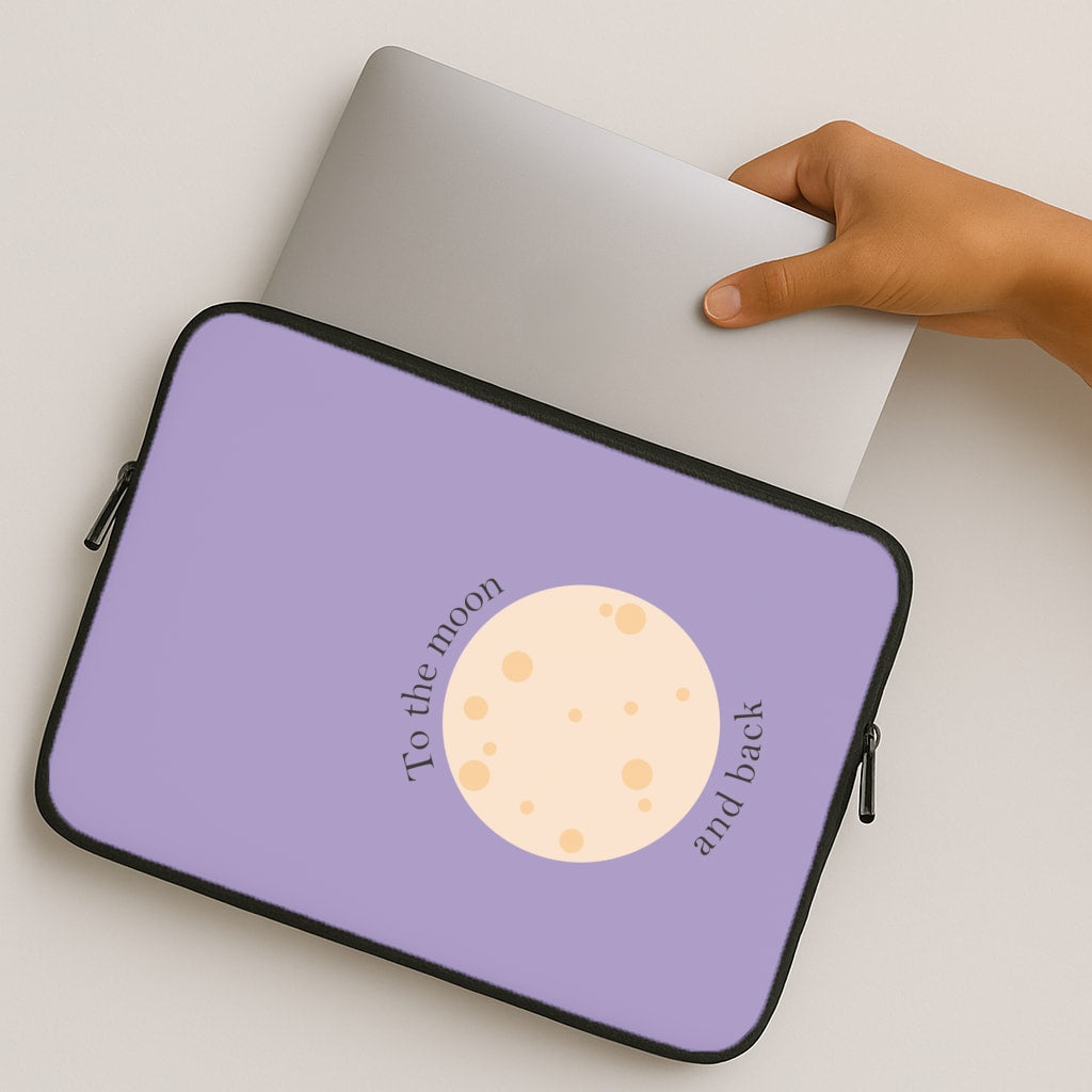 To The Moon And Back MacBook Case