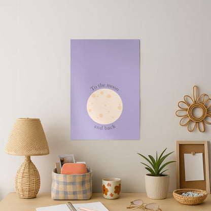 To The Moon And Back Art Print