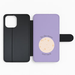 To The Moon And Back Flip Phone Case
