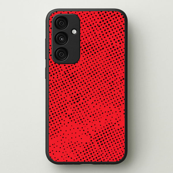 Red Comic Pattern Phone Case - Galaxy A55 / Standard