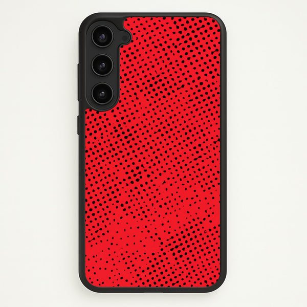 Red Comic Pattern Phone Case - Galaxy S23 / Standard