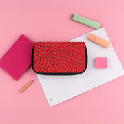 Red Comic Pattern Pencil Case 3