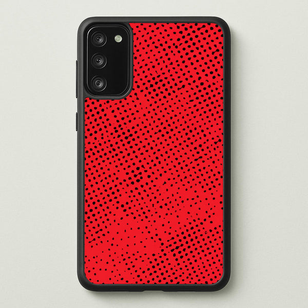 Red Comic Pattern Phone Case - Galaxy A41 / Standard