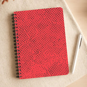 Red Comic Pattern Notebook 3