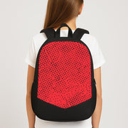 Red Comic Pattern Backpack 3