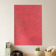 Red Comic Pattern Poster 1