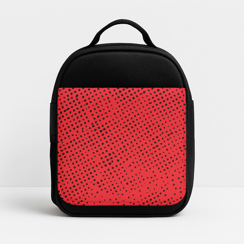 Red Comic Pattern Lunchbox