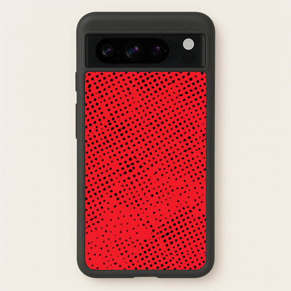 Red Comic Pattern Phone Case - Google Pixel 8 Pro / Standard