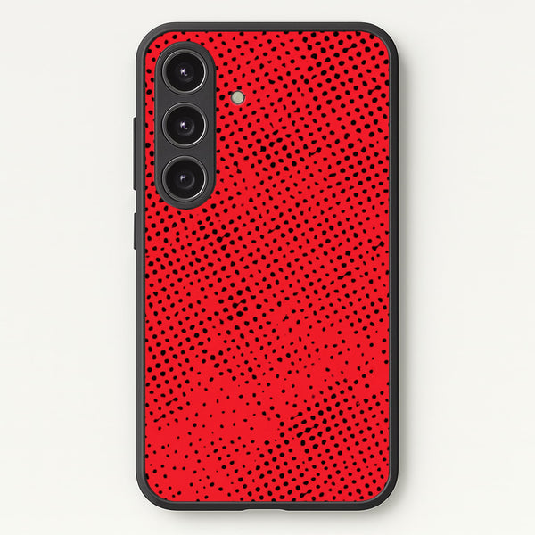 Red Comic Pattern Phone Case - Galaxy S25 / Standard