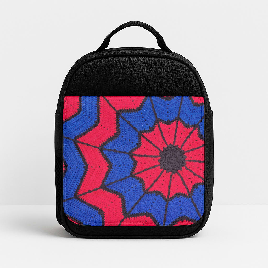 Crochet Web Spiral 1 Lunchbox