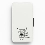 Doodlebob Me Hoy Minoy Flip / Wallet Phone Case 1